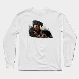 Rottweiler Welpen Long Sleeve T-Shirt